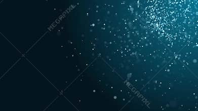 Loopable abstract particle lights bokeh circles background. LOOP