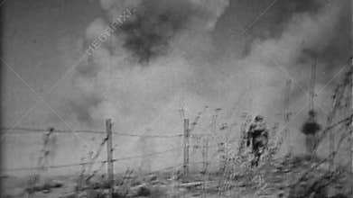 WW1 - Allied Soldiers In North Africa Battlezone