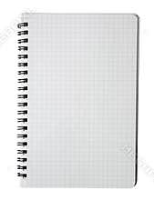 Page background white paper pad book blink spiral notebook binder sheet empty notepad isolated message business office memo note