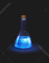 Blue magic potion