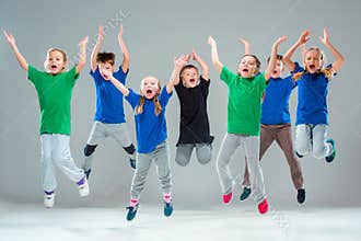 The kids dance school, ballet, hiphop, street, funky and modern dancers